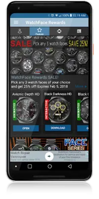 WatchFace Rewards android App screenshot 4