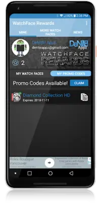 WatchFace Rewards android App screenshot 5